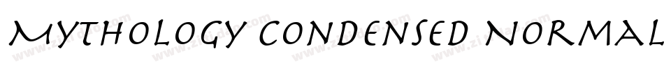 Mythology Condensed Normal字体转换